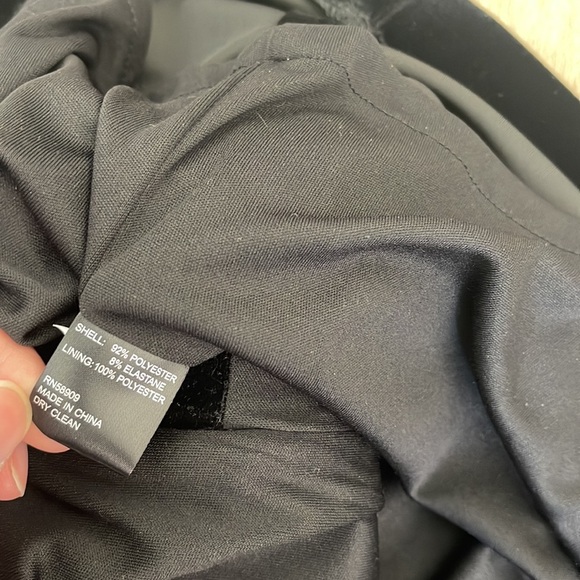 NWT Antonio Melani Black Velvet Dress sz 12 - Picture 7 of 12